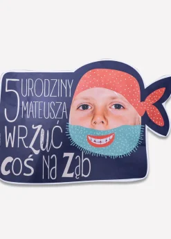 Podkładki personalizowane ozdoba na PIRACKIE URODZINY (6szt.)