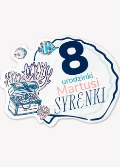 Podkładki personalizowane SYRENKI (6szt.)