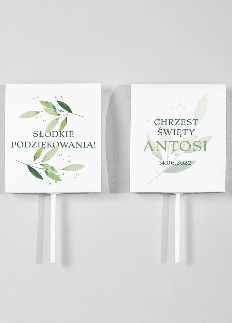 Podziękowania dla gości CHRZEST lizaki (8szt.)