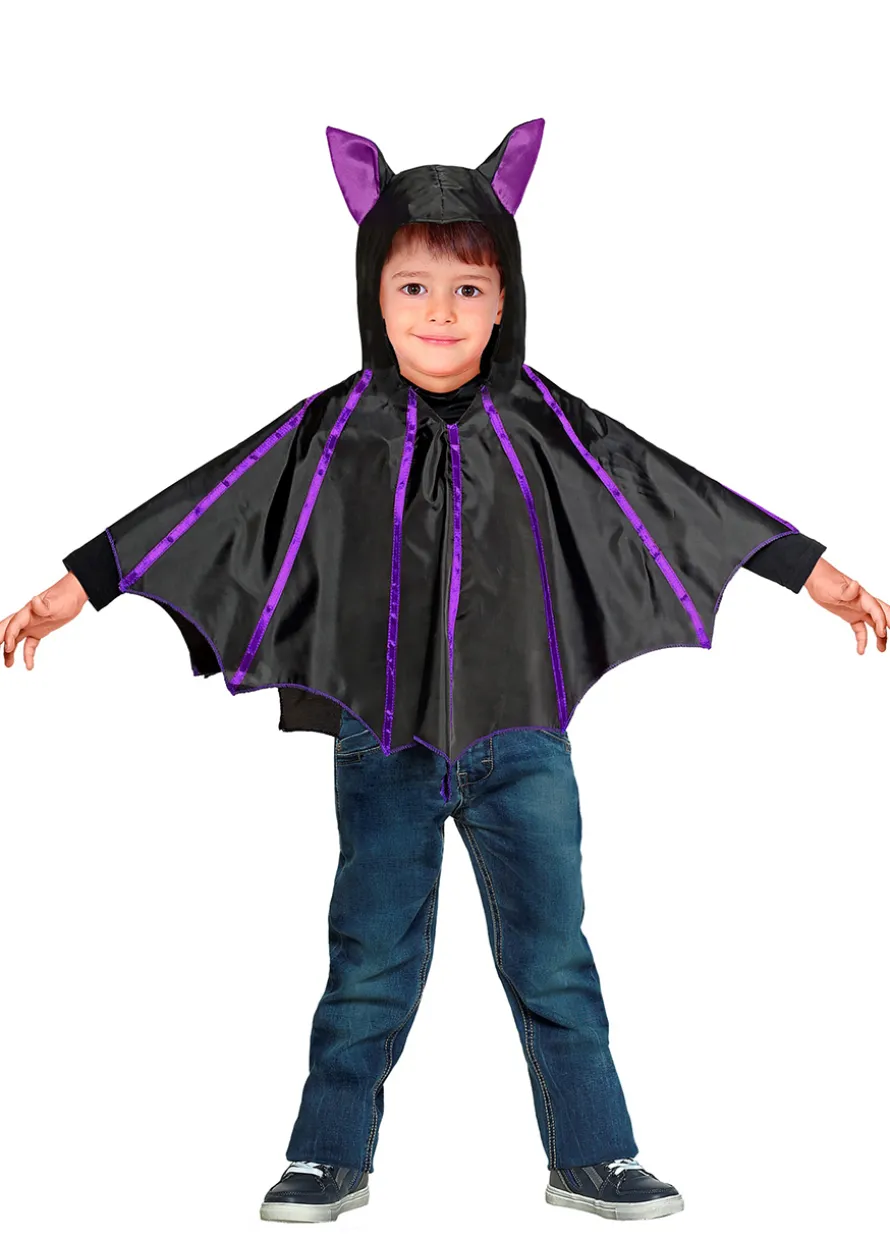 Poncho NIETOPERZ przebranie na Halloween dla dziecka