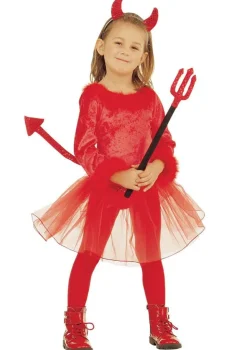 Przebranie diablicy STRÓJ NA HALLOWEEN DLA DZIEWCZYNKI