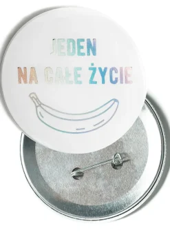 Przypinka na wieczór panieński BANAN holograficzna
