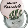 Przypinka na wieczór panieński MONSTERA 7,5 cm