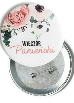 Przypinka WIECZÓR PANIEŃSKI 7,5 cm