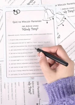 Quiz na WIECZÓR PANIEŃSKI zabawa