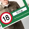 Ramka na zdjęcia na 18 urodziny ZNAK 18