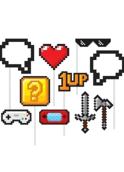 Rekwizyty do fotobudki GAME ON (10szt.)