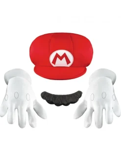 Rękawiczki, wąsy i czapka MARIO