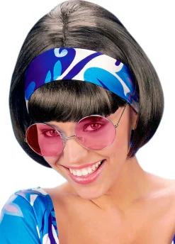 Różowe OKULARY LENONKI okulary lata 70