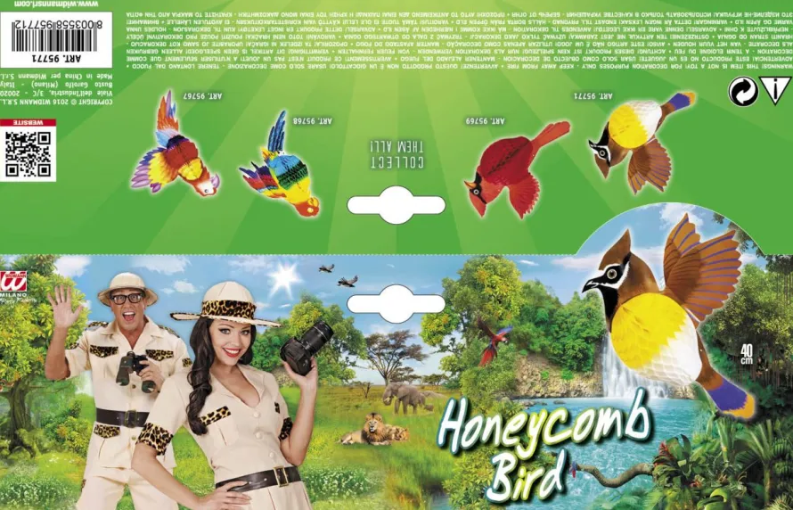 Rozeta PTASZEK dekoracja papierowa
