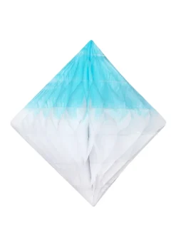 Rozeta wisząca DIAMENT niebiesko-biała 30cm
