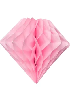 Rozeta z papieru BRYLANT różowa 30cm