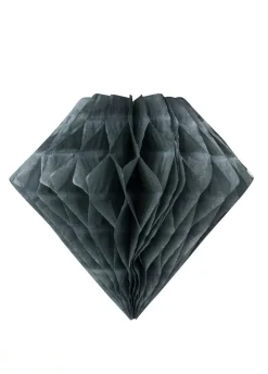Rozeta z papieru BRYLANT szara 30cm