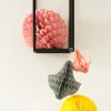 Rozeta z papieru KULA żółta 30cm