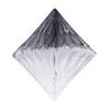 Rozety papierowe czarno-białe 10cm (5szt.)