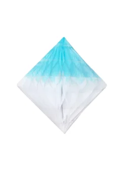 Rozety z papieru niebiesko-białe 20cm (3szt.)