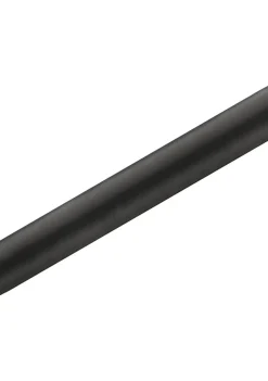 Satyna gładka CZARNA nieobszyta 0,36m x 9m