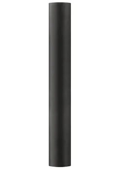 Satyna gładka CZARNA nieobszyta 0,36m x 9m