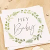 Serwetki na baby shower BOTANICAL (16szt.)