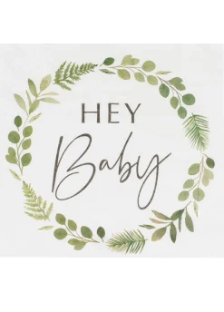 Serwetki na baby shower BOTANICAL (16szt.)
