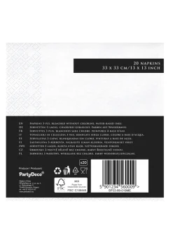 Serwetki na CHRZEST 33cm (20szt.)