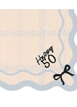 Serwetki na 50 urodziny HAPPY 50 (12szt.)