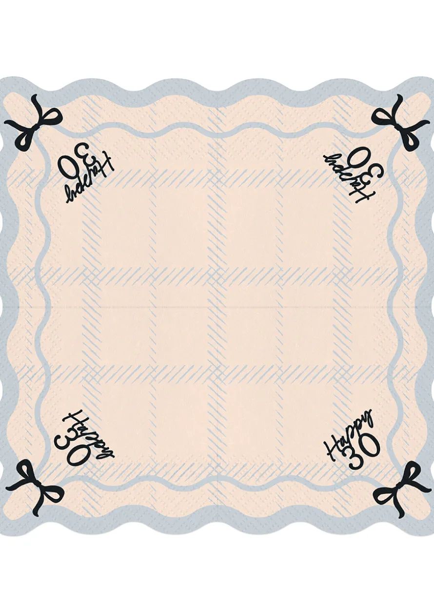 Serwetki na 30 urodziny HAPPY 30 (12szt.)