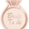 Serwetki na wieczór panieński Bride to be - pierścionek