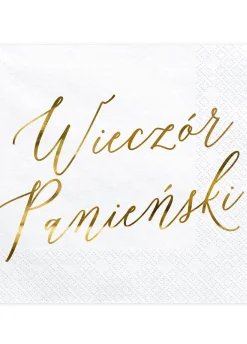 Serwetki na WIECZÓR PANIEŃSKI 33cm (20szt.)
