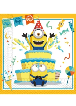Serwetki papierowe MINIONKI 33x33 cm (20szt.)