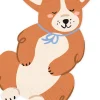 Serwetki PIES CORGI 12 szt.