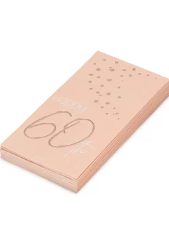 Serwetki 50 URODZINY ELEGANT BLUSH (10szt.)