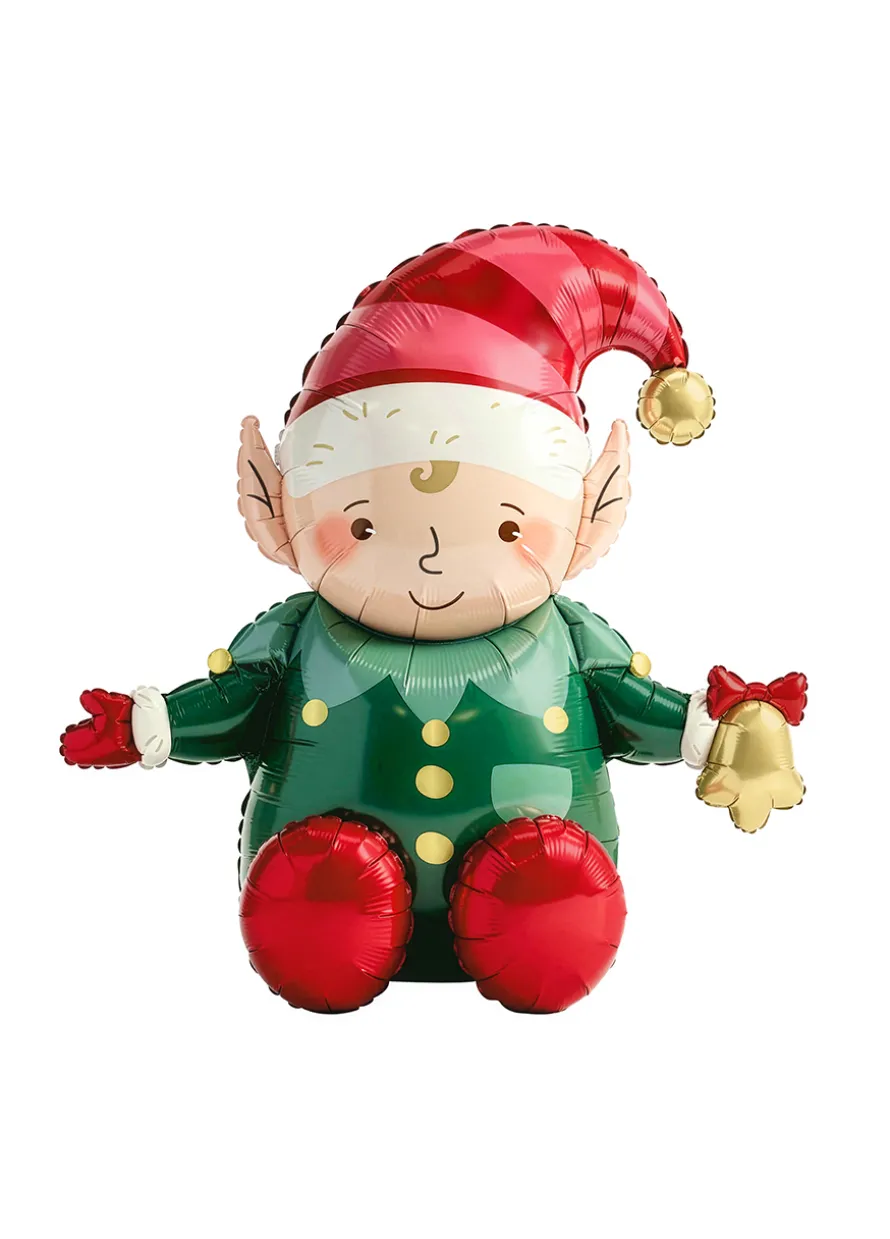 Siedzący balon świąteczny ELF 92 cm