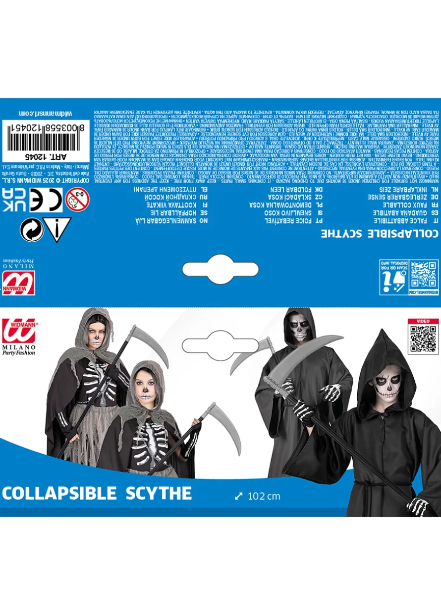 Składana KOSA - dodatek do stroju na Halloween