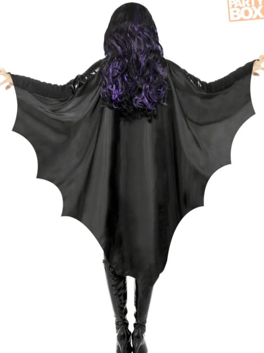 Skrzydła nietoperza czarne HALLOWEEN