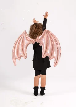 Skrzydła nietoperza elfa RÓŻOWE ozdoba na Halloween
