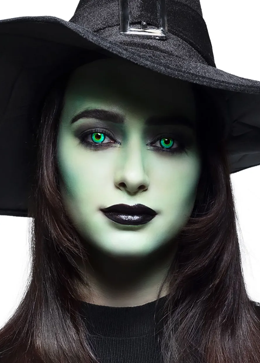 Soczewki kontaktowe HALLOWEEN dla czarownicy