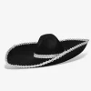 Sombrero meksykańskie CZARNE