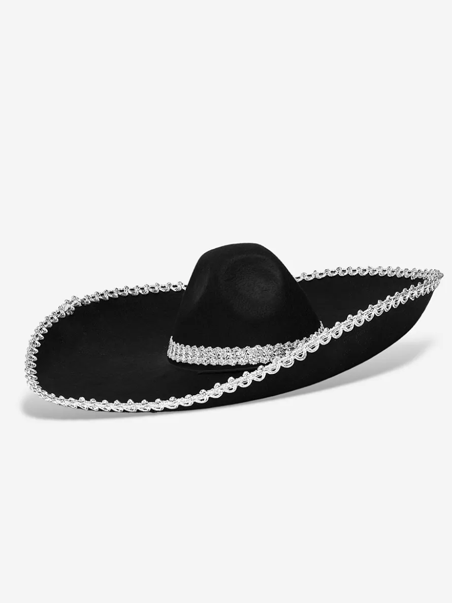 Sombrero meksykańskie CZARNE