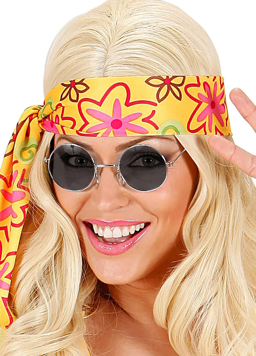 Srebrne okulary LENONKI lata 70 retro