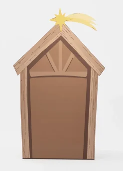 Stand kartonowy TŁO DO SZOPKI bożonarodzeniowej
