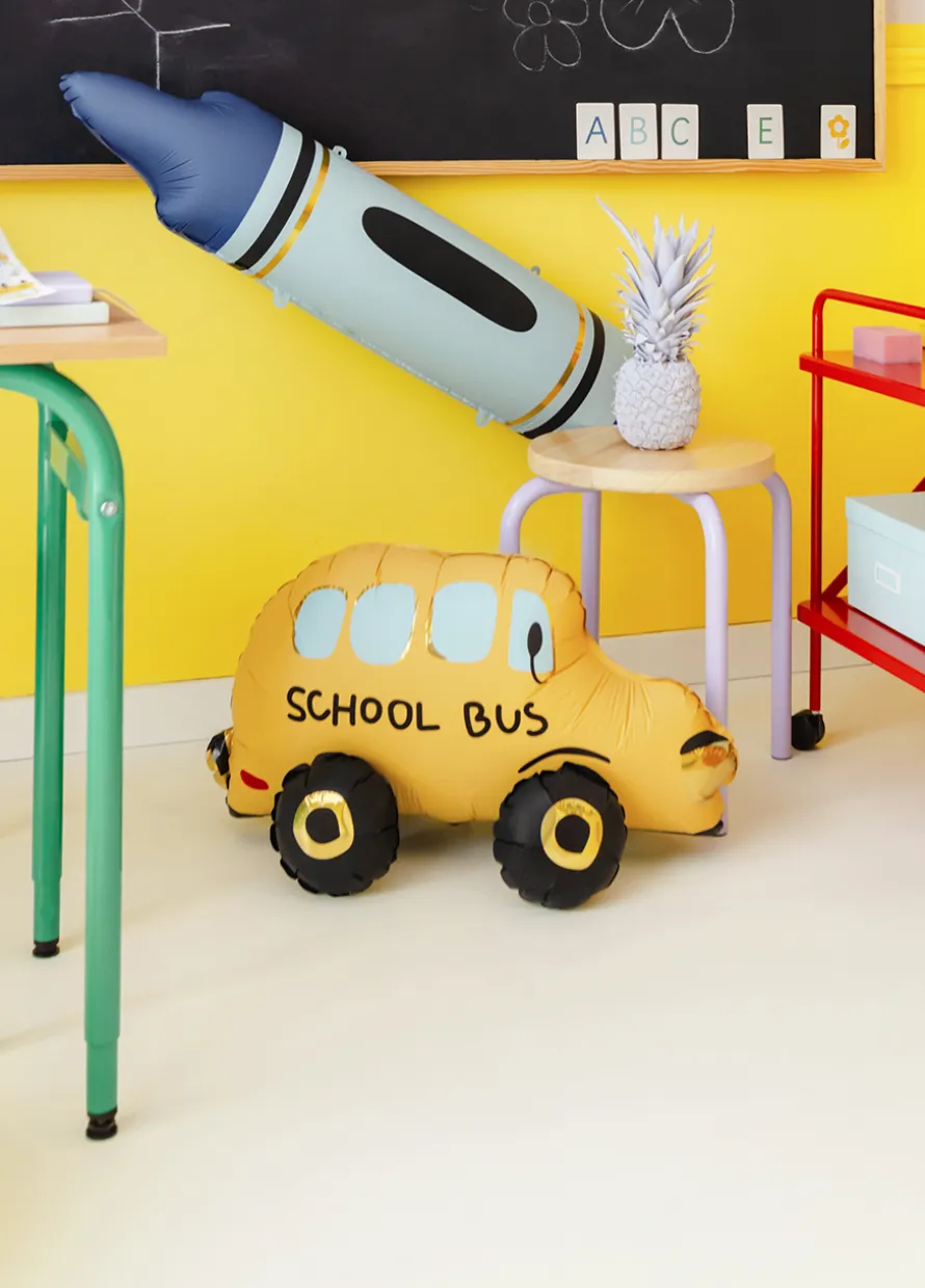 Stojący balon AUTOBUS SZKOLNY 66 x 36 cm