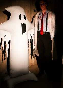 Stojący balon halloweenowy DUCH XXL