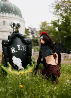 Stojący balon halloweenowy NAGROBEK XXL