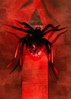 Stojący balon na halloween PAJĄK XXL