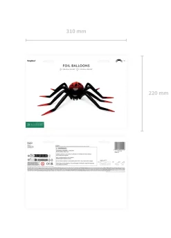 Stojący balon na halloween PAJĄK XXL