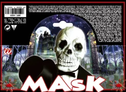 Straszna maska lateksowa CZASZKA maska halloweenowa