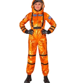 Strój ASTRONAUTKA pomarańczowy