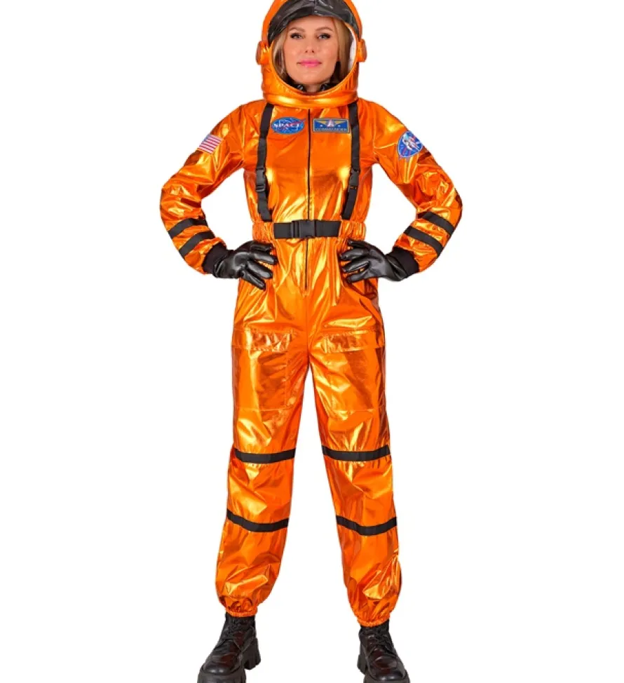 Strój ASTRONAUTKA pomarańczowy