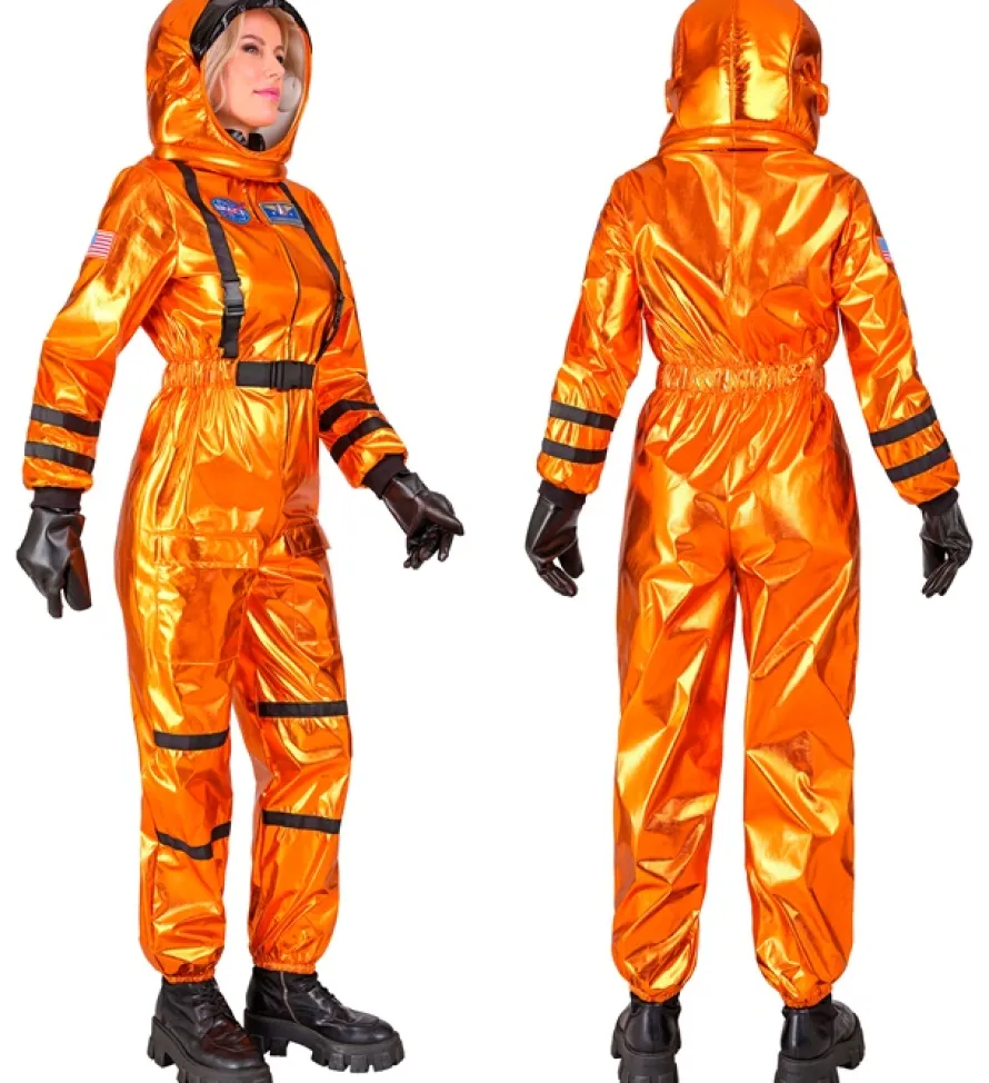Strój ASTRONAUTKA pomarańczowy